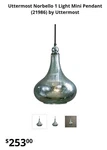 Uttermost Norbello 1 Light Mini Pendant. Fixed Price $229.00.