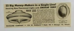 1948 Circline Fluorescent Lights Advertisement Maxilume Company Chicago Illinois. Fixed Price $15.00.