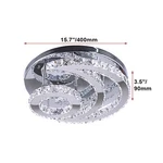 Crystal Led Ceiling Fixture Chandelier Lighting Modern Pendant Lamp Indoor. Fixed Price $91.19.