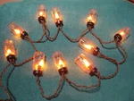 10 Clear Glass Mini Mason Jar Deco String Light Set Silicone Bulb Ornament Globe. Fixed Price $25.16.