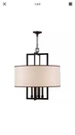 World Imports Cathedral 4-LIGHT Rust Pendant With Shade. Fixed Price $79.00.