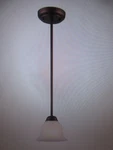 Air Lighting Aspen 1-LIGHT Oil Rubbed Bronze Mini Pendant Bell Shaped. Fixed Price $26.55.