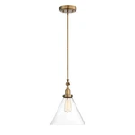 Savoy House Drake 1-LIGHT Pendant, Warm Brass 7-9132-1-322. Fixed Price $252.00.
