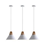 Modern Pendant Lights Kitchen Island,solid Wood Matte White Ceiling Hanging L.... Fixed Price $118.82.