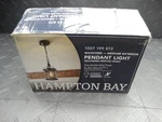 Hampton Bay Wickford 13.6 In. 1-LIGHT Weathered Bronze Outdoor Pendant. Fixed Price $11.99.
