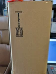 Lnc IFRUUMHD1406177 Wood Lantern Light, Brown Farmhouse Chandelier Drum. Fixed Price $79.00.