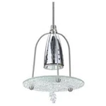 Cal Lighting 9.5" Heigh Glass Pendant, UP-925-6-BS. Fixed Price $155.00.