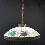 Fruit Decor Dining Room Pendant Light Fixture Sarama Glass Apples Grapes Pears. Fixed Price $135.99.