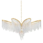 Corbett Lighting 415-48 Pandora 9 48"W Crystal Chandelier Gold. Fixed Price $10978.00.