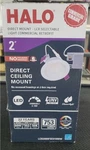Halo Matte White 3-IN 800 -lumens Switchable Round Dimmable Led Canless Wet Rate. Fixed Price $29.99.
