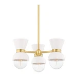 Mitzi H469603-AGB/CCR Gillian Collection 3-LIGHT Semiflush Mount Ceiling Fixture. Fixed Price $165.99.