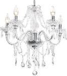 Papaya Crystal Chandeliers Clear 5-LIGHT Modern Pendant Ceiling. Fixed Price $65.00.