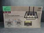 Feit Electric Katalyst 60-WATT 3-LIGHT Matte Black Modern Led Chandelier. Fixed Price $84.99.