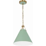 Crystorama XAV-B8301-VG-GR Xavier Mini Pendant Vibrant Gold. Fixed Price $238.00.