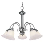 Maxim Lighting-newburg Five Chandelier Satin Nickel Finish. Fixed Price $100.00.