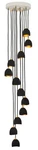 Hinkley Lighting 35908 Nula 12 60"W Lisa Mcdennon Multi - Shell Black. Fixed Price $2239.00.