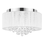 Home Decorators Collection Flenniken 15 In. Led Chrome And Crystal Flush Mount. Fixed Price $82.99.
