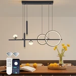 Oranoor Led Modern Chandeliers For Dining Room, Dimmable Black Gold. Fixed Price $106.98.
