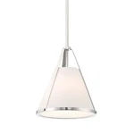 Crystorama Lighting Group FUL-900 Fulton 10"W Mini Pendant Nickel. Fixed Price $198.40.