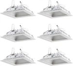 Sunlite -su Led 6-INCH Square Indirect Slim Downlight 12 Watts Dimmable, 6-PACK. Fixed Price $205.25.