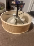 Quoizel Naturals Zen Boho Rattan Flush Mount Ceiling Light. Fixed Price $60.00.