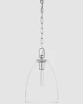 Visual Comfort By Chapman & Myers Andros Large Glass Ceiling Pendant Light. Fixed Price $404.98.