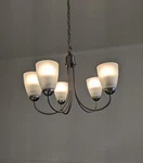 Progress Lighting P4441-09 Gather Chandeliers, Brushed Nickel. Fixed Price $40.00.