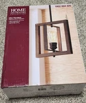 Home Decorators Palermo Grove 10 In. Light Gilded Iron Mini-pendant (open). Fixed Price $39.20.