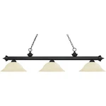 Z-lite 200-3MB-GM16 Riviera Billiard Light Matte Black. Fixed Price $312.80.