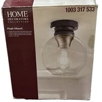 Home Decorators Collect. Evelyn 8" Flush Mount Modern Bronze Ceiling Light. Fixed Price $27.00.