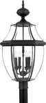 Quoizel Newbury Four Light Outdoor Post Mount In Medici Bronze - NY9045Z. Fixed Price $332.99.