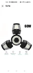 Nuoguan 60W Led Post Top Light 7200LM 400W Mh/hid/hps EQUIVALENT-5000K. Fixed Price $20.00.