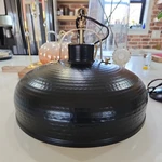 Possini Euro Design Camden Black Warm Brass Pendant Dining Light 15 3/4" Wide. Fixed Price $59.94.
