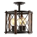 Jonathan Lighting JYL7502 Ferme 3 14"W Led Semi-flush Oil Rubbed. Fixed Price $202.10.