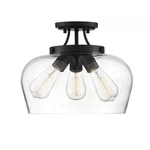 Savoy House Octave 3-LIGHT Ceiling Light, Black 6-4035-3-BK. Fixed Price $236.30.