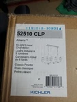 Kichler Adeena 8 Light Linear Chandelier, Classic Pewter - 52510CLP. Fixed Price $325.00.