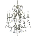 Crystorama Ashton Light Olde Silver Chandelier 5016-OS-CL-MWP. Fixed Price $748.00.