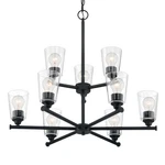 Nuvo Lighting 60/7189 Bransel 28"W Chandelier - Black. Fixed Price $671.99.