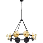 Cyan Design 10980 Artemis Chandelier Noir Gold Leaf. Fixed Price $1259.00.