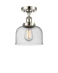Innovations Lighting 916-1C-13-8 Bell Semi-flush 8"W Nickel. Fixed Price $165.00.