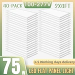 2X4FT Flat Panel 8400LM 75W 5000K Dimmable Drop Ceiling Office Lights. Fixed Price $1829.90.