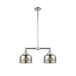 Innovations 2-L Lg Bell 24" Chandelier, Pn/sv Mc 209-PN-G78-LED. Fixed Price $622.60.