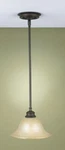 Feiss P1081ORB Pub Light Mini Pendant Oil Rubbed Bronze With Amber Glass. Fixed Price $69.00.