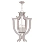 Livex Lighting Aldri Lantern Chandelier Polished Chrome 41004-05. Fixed Price $1199.96.