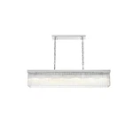 Elegant Lighting Harlow 6 49" Chandelier, Chrome/clear - 1070G49C. Fixed Price $866.00.