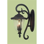Kalco Santa Barbara Outdoor 2 Light Small Wall Bracket, Textured Matte Black - 9. Fixed Price $520.20.