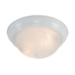 Yhd Flush Mount Oyster Ceiling Fixture, White Metal W/ Marble Glass, Modern. Fixed Price $19.99.