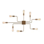 Modern Semi-flush Mount Metal Ceiling Lighting For Rectangular Room 8 Lights. Fixed Price $52.99.