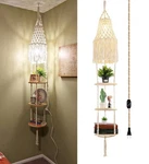 Boho Plug Pendant Light Hanging With Cord,dimmable Switch Ha.... Fixed Price $65.86.