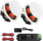 Herdio 8 Bluetooth Ceiling / Wall Speakers 2-WAY Flush Mount Pair (200W Each). Fixed Price $109.33.